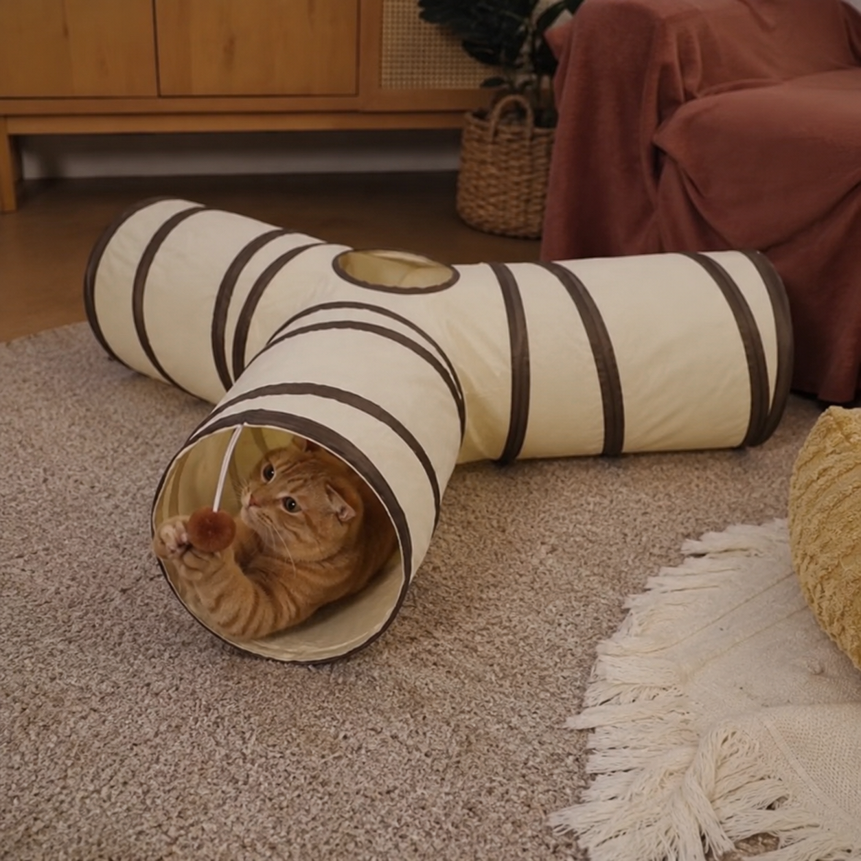 PurrTunnel - Tunnel de jeu pour chat