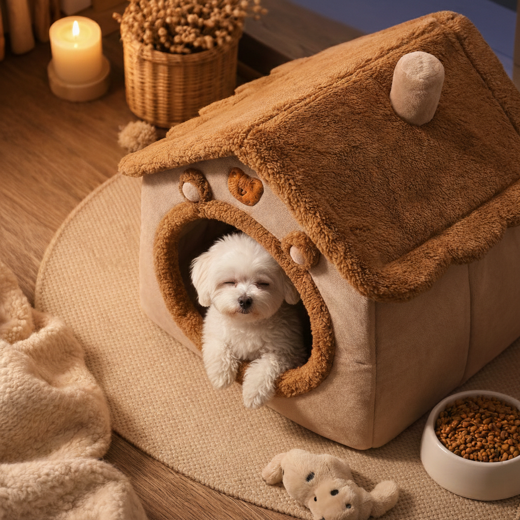 CozyNest – Maison douillette pour chats et petits chiens