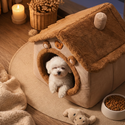 CozyNest – Maison douillette pour chats et petits chiens