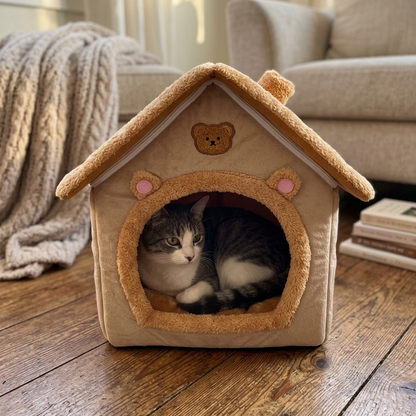 CozyNest – Maison douillette pour chats et petits chiens